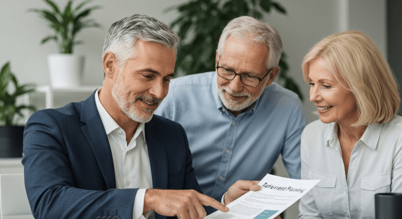 Team collaborating on financial strategy and investment planning